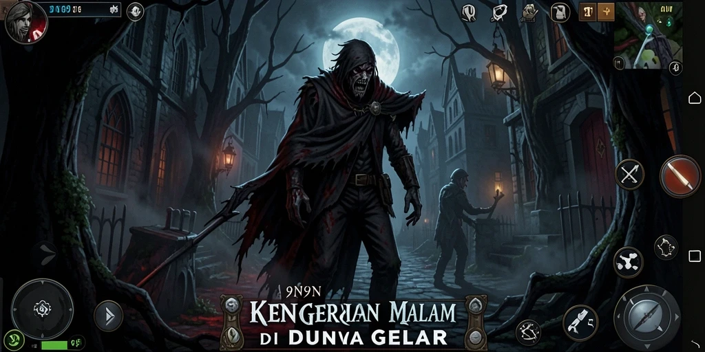 Gameplay menyeramkan di dunia kegelapan 9N9N.