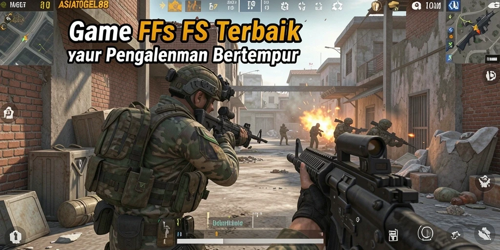 Tampilan gameplay ASIATOGEL88 dengan aksi tembak-menembak yang seru.