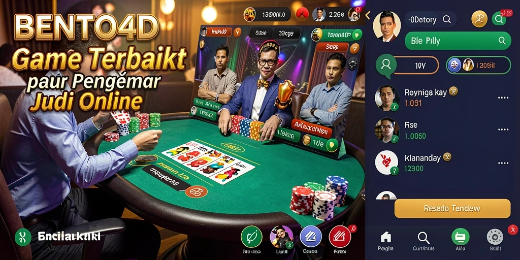 Gameplay Poker yang menarik dan seru di BENTO4D.