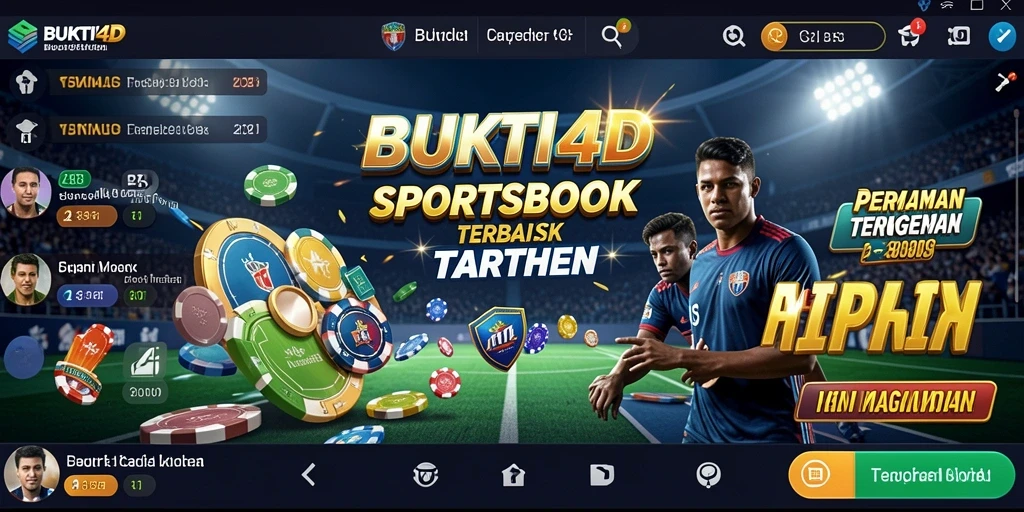 Tampilan menarik dan intuitif dari BUKTI4D selama taruhan olahraga.