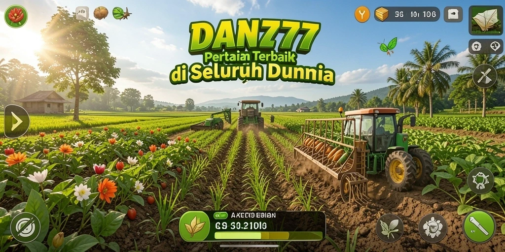 Tampilan gameplay <strong>DAN777</strong> yang seru dan interaktif dalam pertanian.