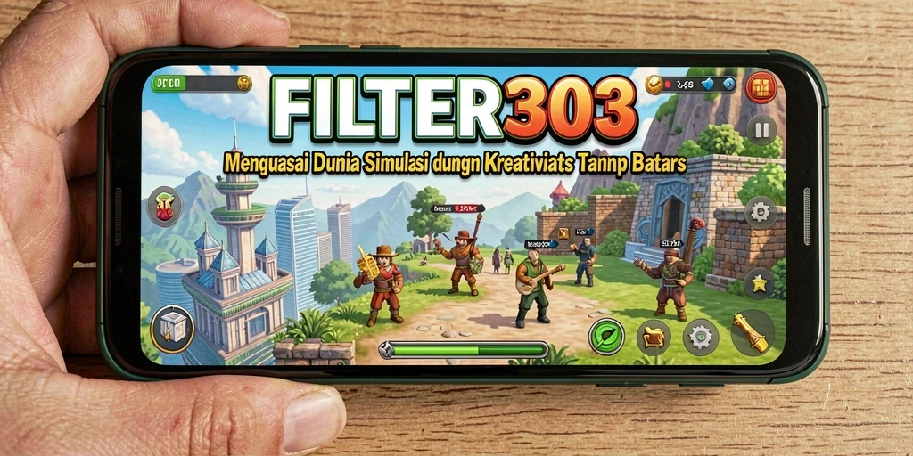 Tangkapan layar FILTER303 menampilkan gameplay mengasyikkan dalam dunia simulasi yang luas.