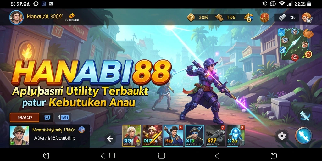 Tampilan antarmuka HANABI88 yang sederhana dan efektif.