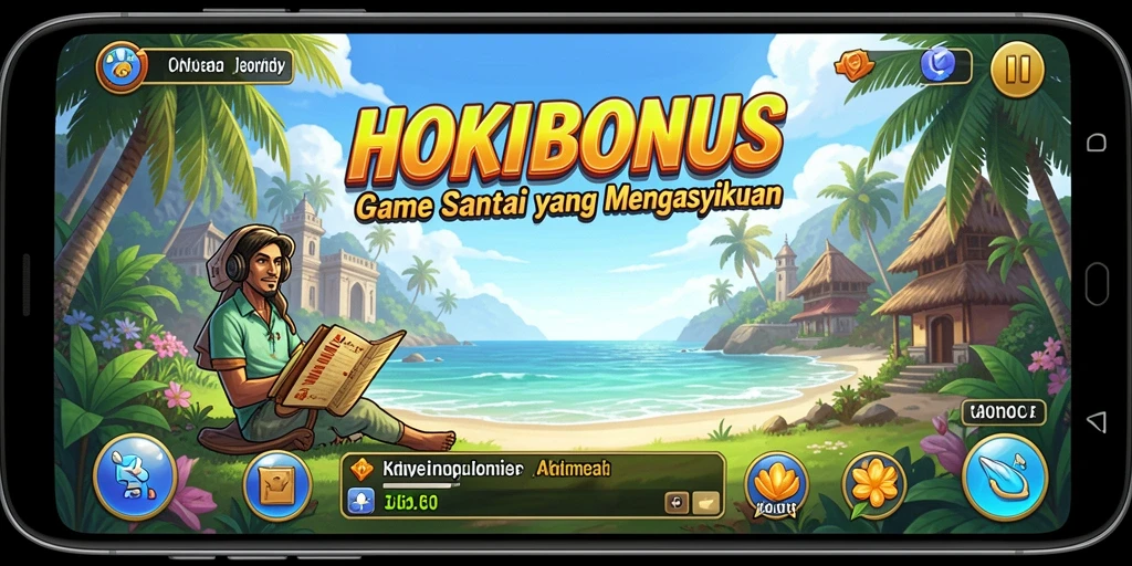 Tampilan gameplay HOKIBONUS yang cerah dan menarik.