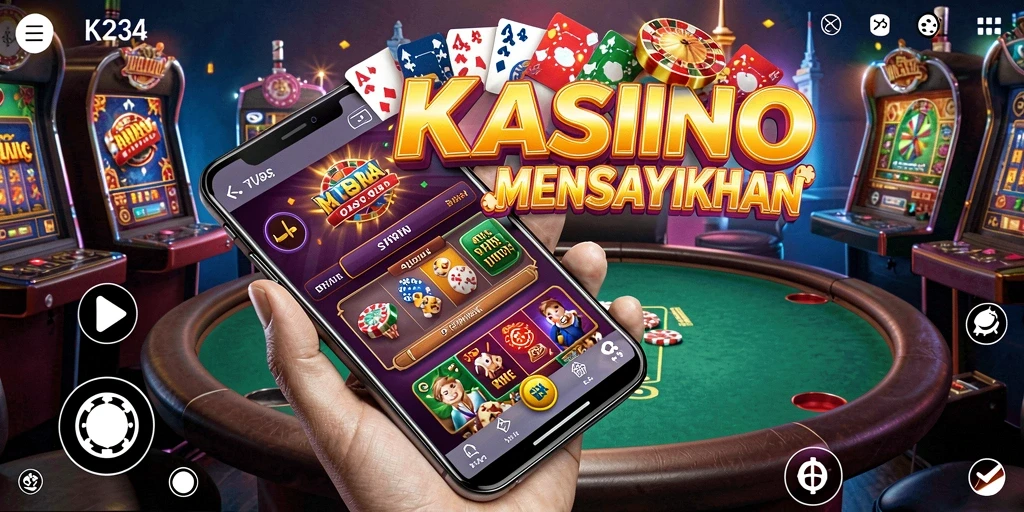 Tampilan permainan Kasino K234 yang seru dan memukau.