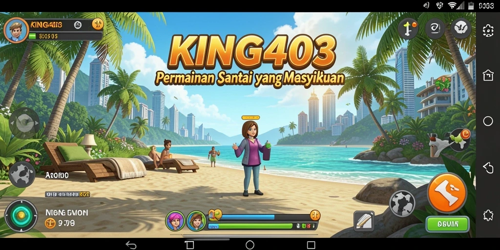 Tampilan gameplay KING403 dengan grafis yang cerah dan menarik.
