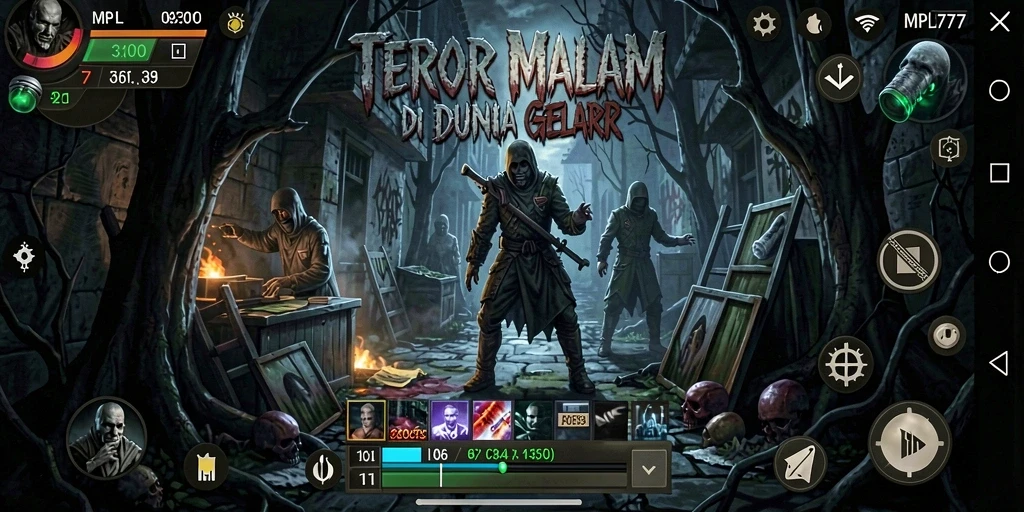 Gameplay MPL777 dengan nuansa horror yang mendebarkan dan menakutkan.