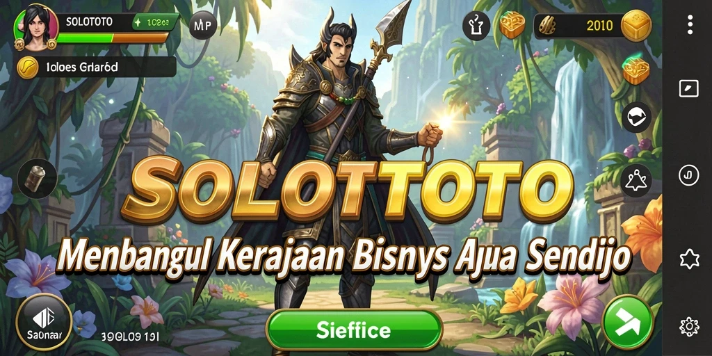 Tampilan permainan SOLOTOTO yang menakjubkan dan penuh warna.