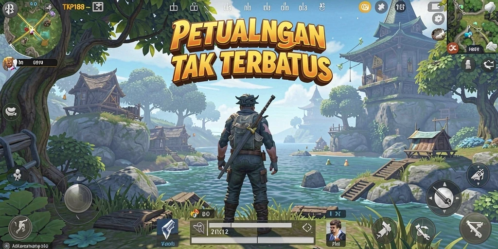 Tampilan gameplay yang menakjubkan dari dunia Open World TKP188.