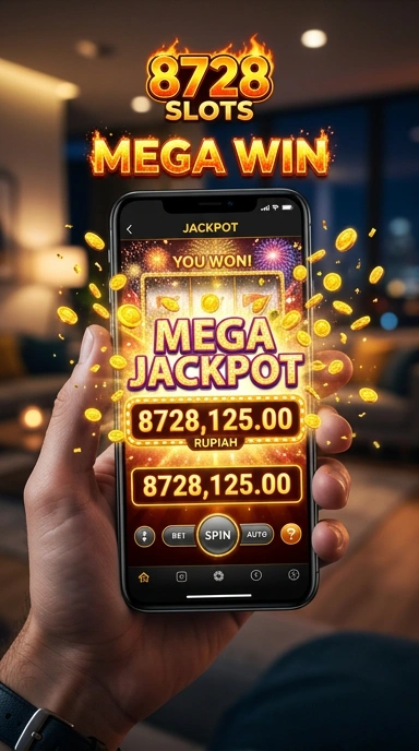 Tampilan antarmuka pengguna 8728slots yang menarik dan intuitif.